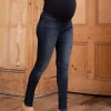 Sale Seraphine Irving | Dark Over Bump Super-Skinny Maternity Jeans