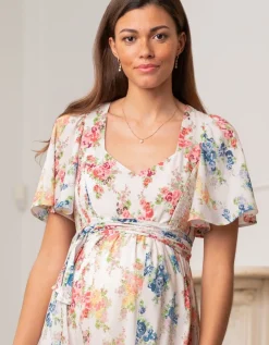 New Seraphine Ivey | Vintage Floral Maternity & Nursing Dress