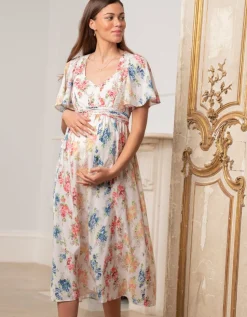 New Seraphine Ivey | Vintage Floral Maternity & Nursing Dress