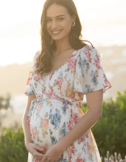New Seraphine Ivey | Vintage Floral Maternity & Nursing Dress