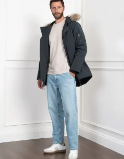 Clearance Seraphine Jack | Men's Parka with Baby Pouch