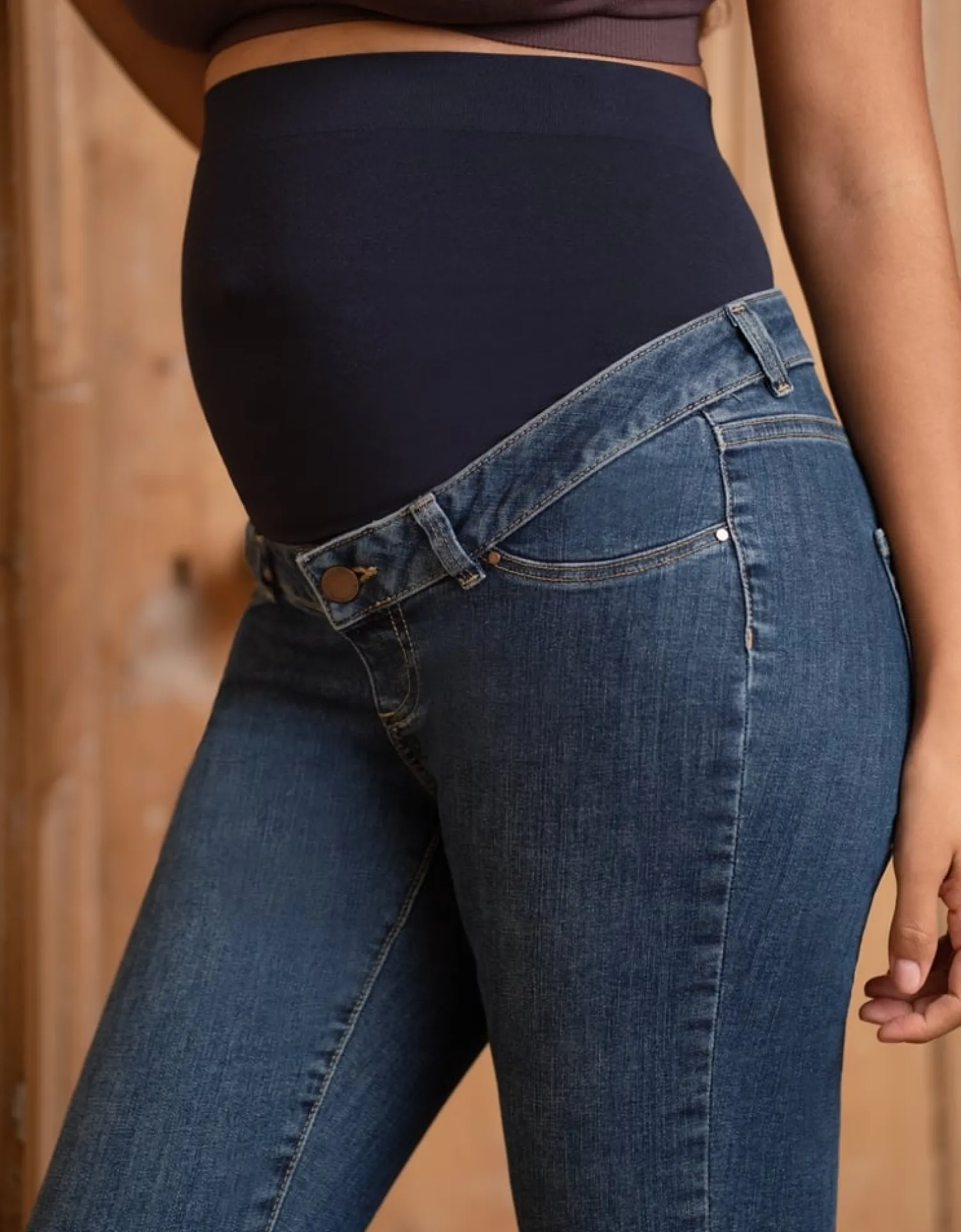Clearance Seraphine Jake | Organic Over Bump Skinny Maternity Jeans