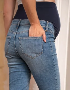 Discount Seraphine Kai | Organic Cotton Light Skinny Maternity Jeans