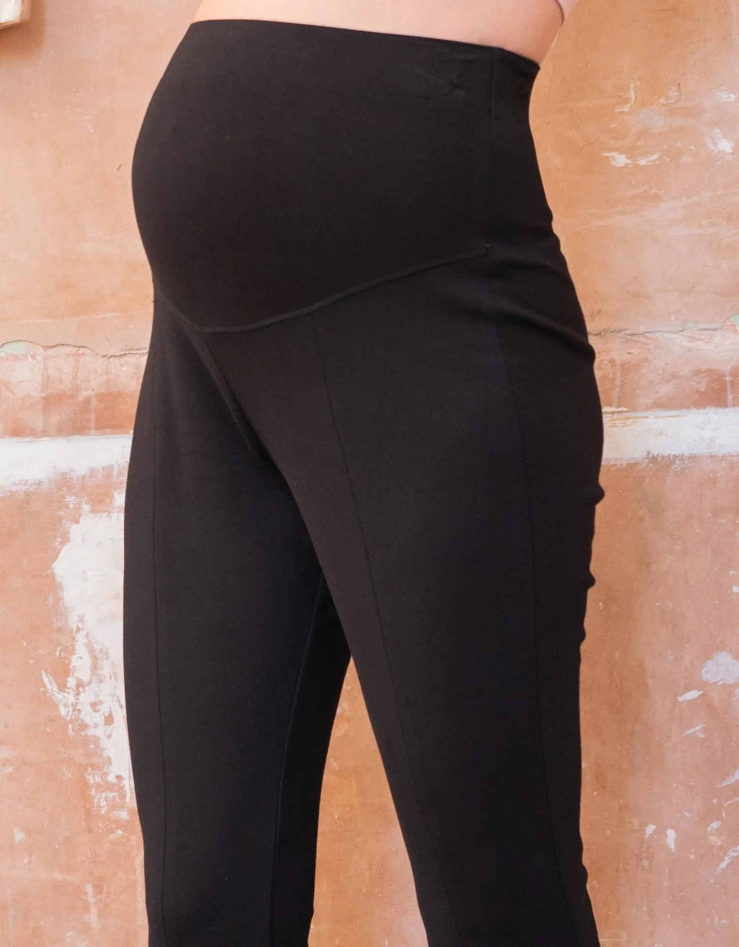 New Seraphine Kaley | Cigarette Style Black Maternity Pants