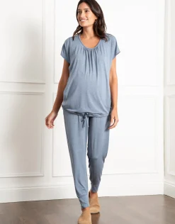 Online Seraphine Karen | 2-Piece Short Sleeve Maternity & Nursing Loungewear