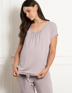 Best Seraphine Karen | 2-Piece Short Sleeve Maternity & Nursing Loungewear