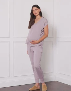 Best Seraphine Karen | 2-Piece Short Sleeve Maternity & Nursing Loungewear