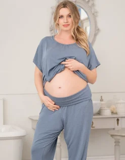 Discount Seraphine Karena | Curve Maternity & Nursing Loungewear Set
