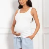 Best Sale Seraphine Kase | Woven Shorts & Vest Pyjama Maternity-To-Nursing Set