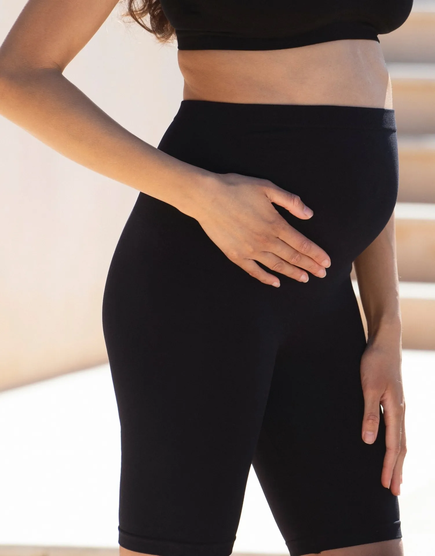 Flash Sale Seraphine Kensey | Over Bump Cycling Short Maternity Leggings