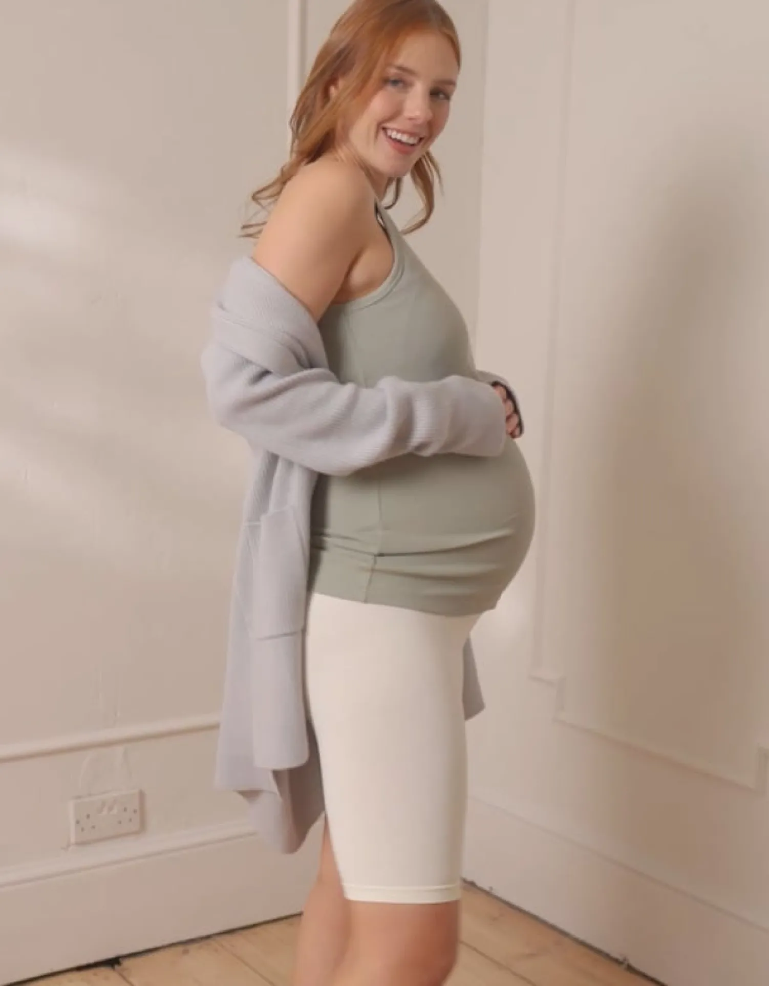 Shop Seraphine Kensey | Over Bump Cycling Short Maternity Leggings