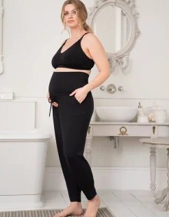 Flash Sale Seraphine Keri | Twin Pack Curve Maternity Lounge Pants - Black & Grey