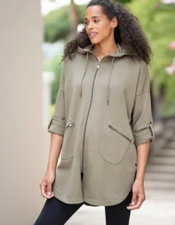Discount Seraphine Khaki 3 in 1 Maternity & Babywearing Hooded Cape