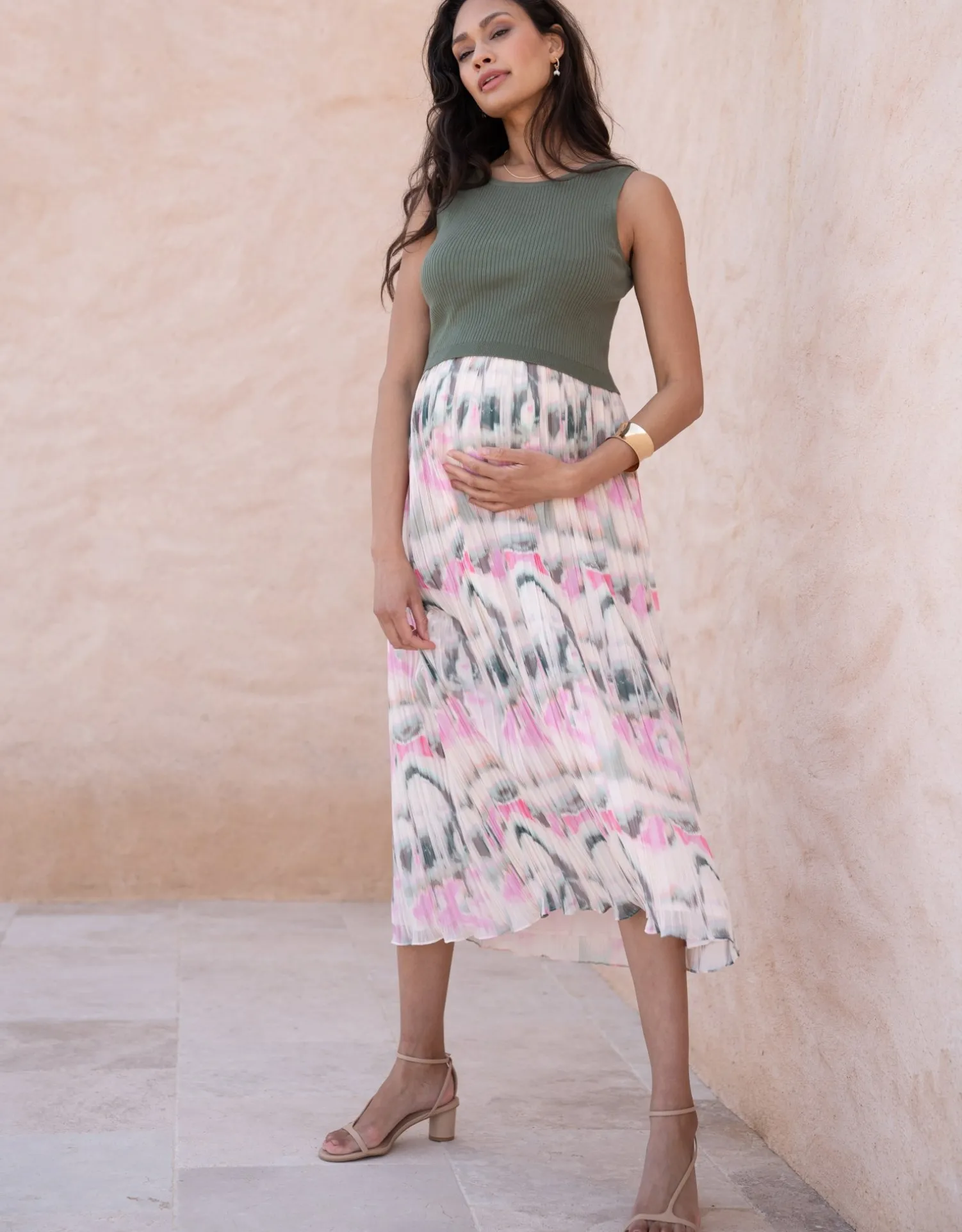 Discount Seraphine Kimber | Knit Top Maternity-To-Nursing Dress