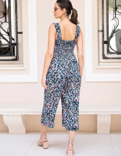 Shop Seraphine Kinsley | Wide Leg Cropped Maternity & Nursing Jumpsuit