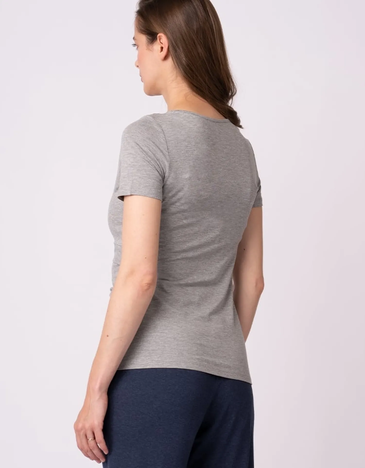 Cheap Seraphine Laina | Twin Pack Maternity & Nursing T-Shirts u2013 Navy & Grey