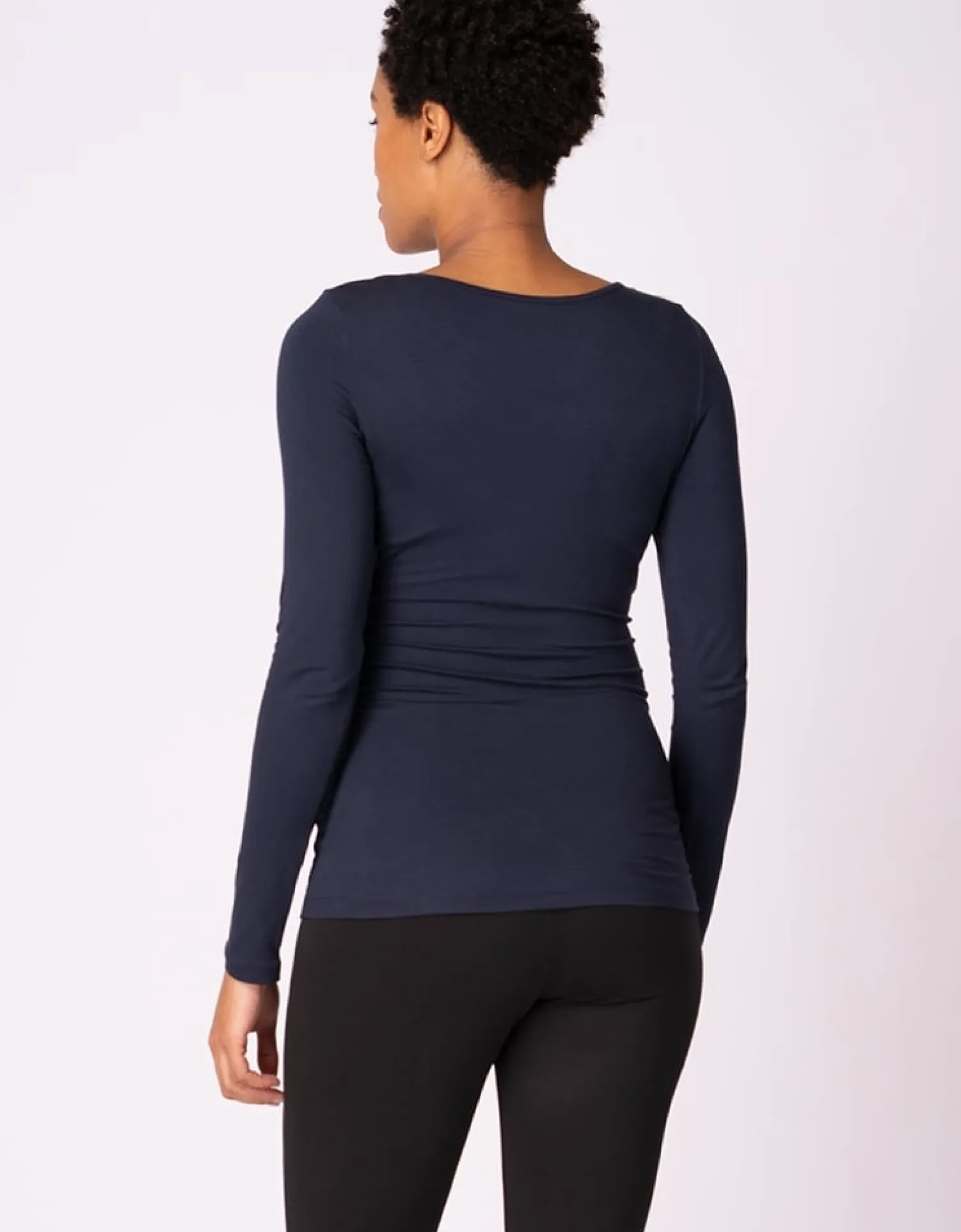 Store Seraphine Laina | Twin Pack Maternity & Nursing Tops u2013 Navy & Grey