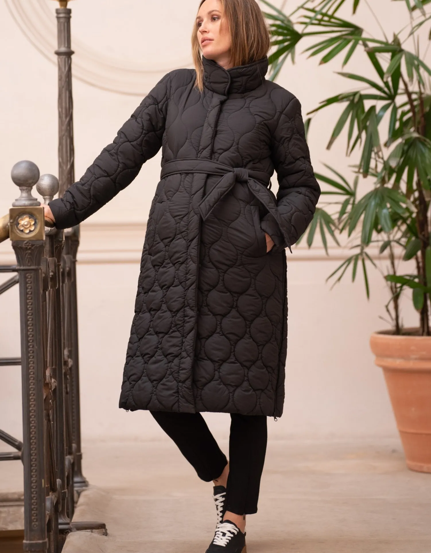 Shop Seraphine Laurie | Quilted 3 in 1 Maternity & Babywearing Coat