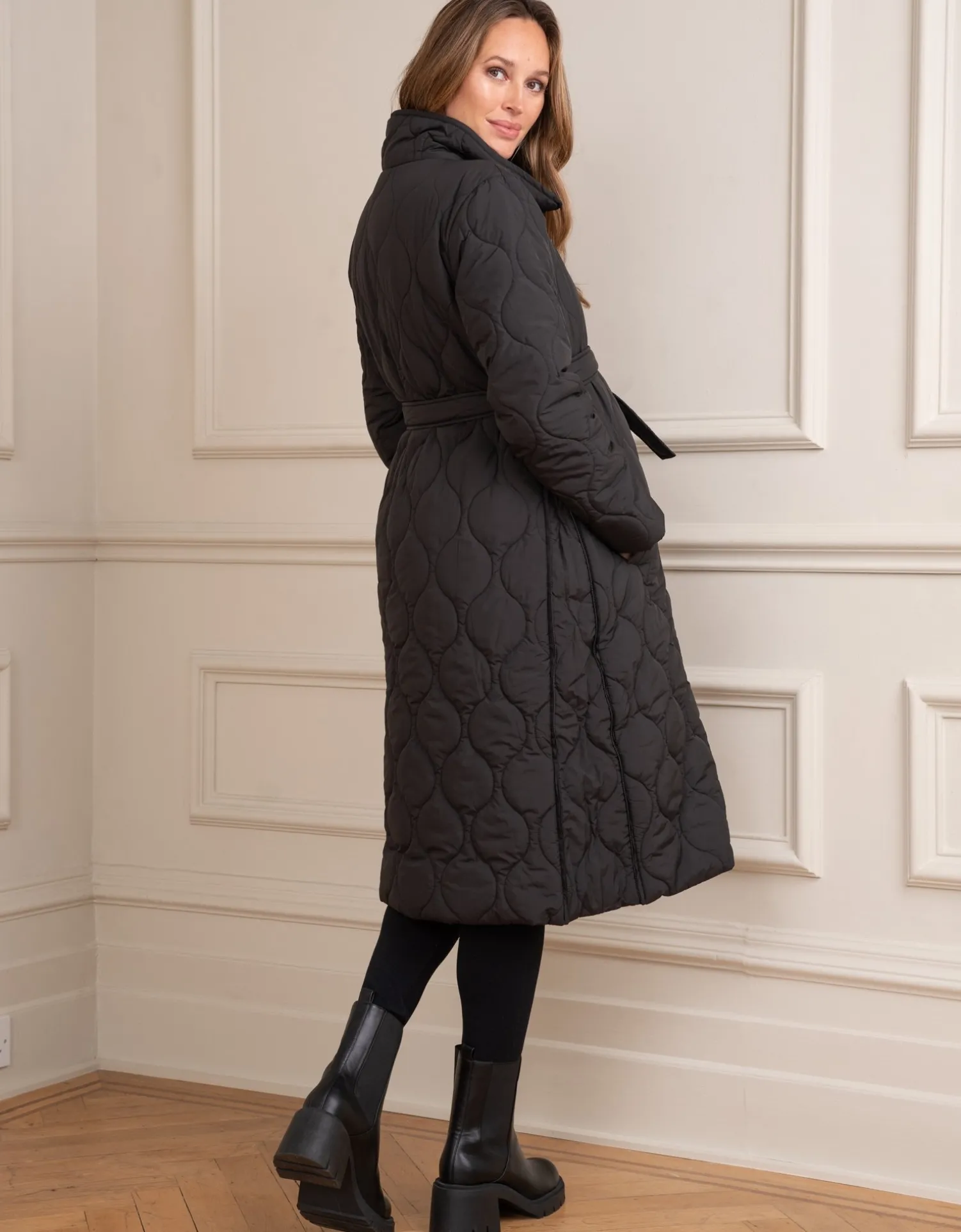 Shop Seraphine Laurie | Quilted 3 in 1 Maternity & Babywearing Coat