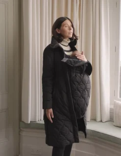 Shop Seraphine Laurie | Quilted 3 in 1 Maternity & Babywearing Coat