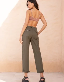 Shop Seraphine Ledger | Under Bump Cargo-Style Maternity Pants