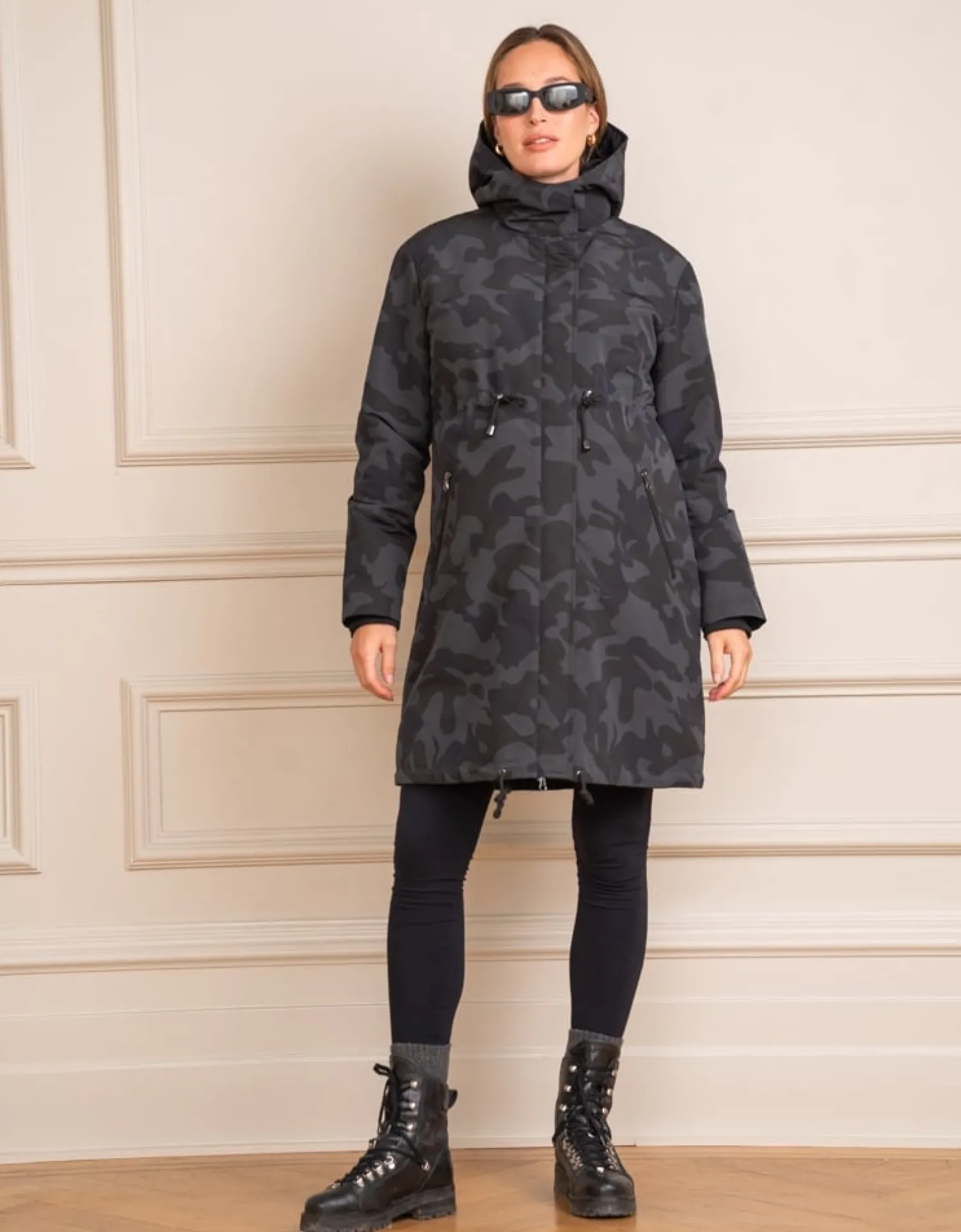 Sale Seraphine Leigh | Camo 3 in 1 Maternity & Babywearing Parka