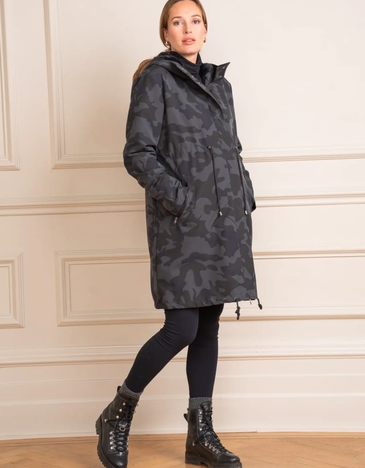 Sale Seraphine Leigh | Camo 3 in 1 Maternity & Babywearing Parka