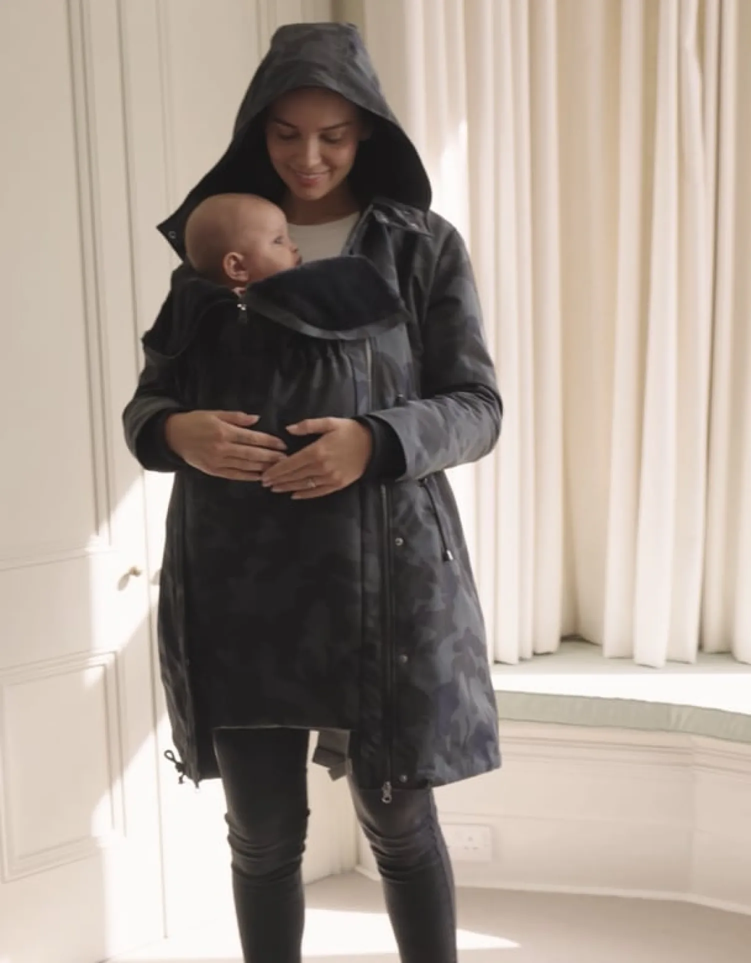Sale Seraphine Leigh | Camo 3 in 1 Maternity & Babywearing Parka
