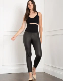 Online Seraphine Lexes | Post-Maternity Coated Legging