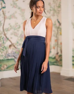 Cheap Seraphine Livern | Pleated Detail Maternity & Nursing Dress
