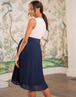 Cheap Seraphine Livern | Pleated Detail Maternity & Nursing Dress