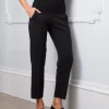 New Seraphine Luisa | Tapered Black Post Maternity Shaping Pants