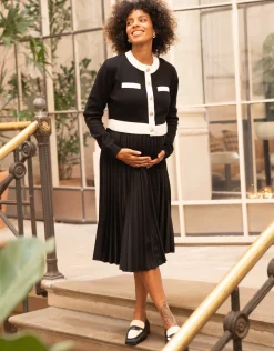 Best Seraphine Lynette | Maternity & Nursing Dress & Cardigan Set