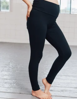 Online Seraphine Lyra | Black Thermal Maternity Leggings