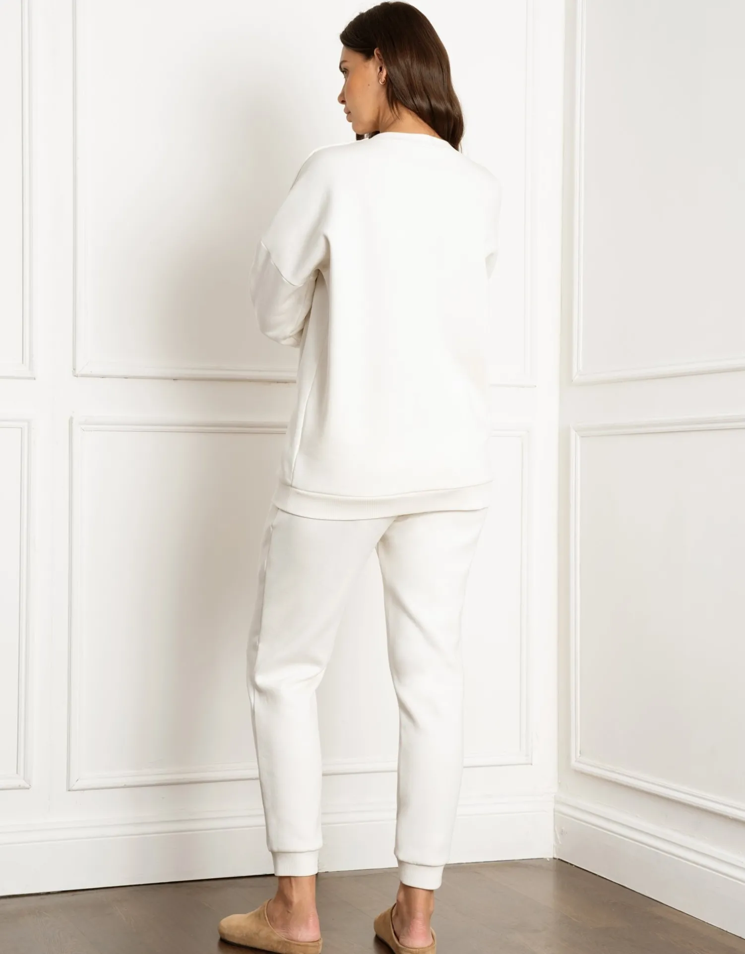 Clearance Seraphine Mairead | Fleece-Back Maternity Joggers