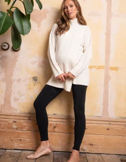 Clearance Seraphine Malene | Draped Merino Maternity & Nursing Sweater
