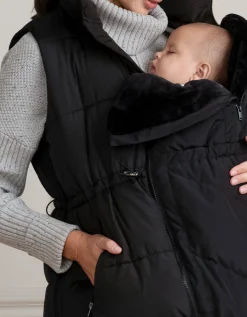 New Seraphine Melia | Black 3 in 1 Maternity & Babywearing Vest