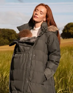 Best Seraphine Monika | Belted Maternity & Babywearing Puffer Coat