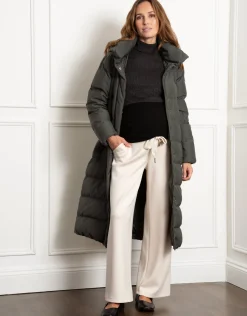 Best Seraphine Monika | Belted Maternity & Babywearing Puffer Coat