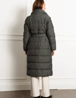 Best Seraphine Monika | Belted Maternity & Babywearing Puffer Coat