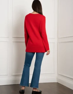 Sale Seraphine Naxos | Crew Neck Maternity & Nursing Knit Sweater