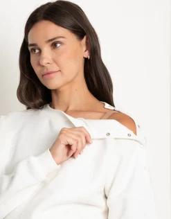 Cheap Seraphine Nuala | Oversized Maternity Jumper with Nursing Poppers