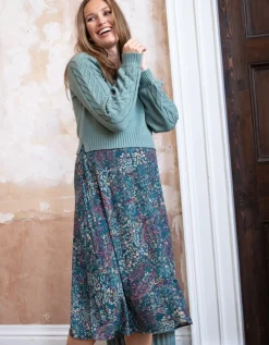 Shop Seraphine Odessa | Paisley Sage 2 in 1 Maternity & Nursing Dress