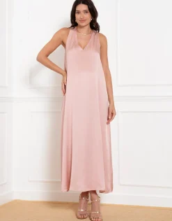 Online Seraphine Olethea | Reversible Halter Neck A-Line Maternity Dress