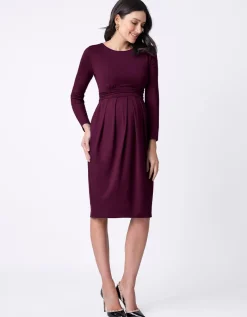 Sale Seraphine Peachey |  Stretch Jersey Maternity & Nursing Dress