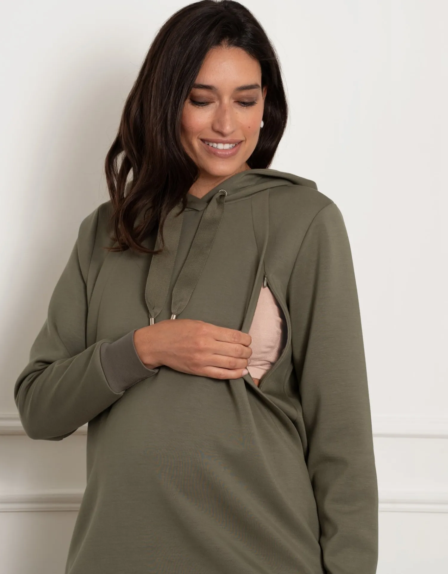 Store Seraphine Perdita | Super-Soft Maternity Hoodie with Nursing Zips