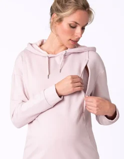 Cheap Seraphine Pernella | Blush Pink Maternity & Nursing Hoodie