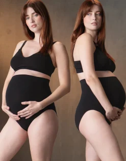 Best Sale Seraphine Quinlan | Twin Pack Bamboo Over Bump Maternity Briefs