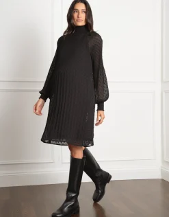 Hot Seraphine Raelynn | A-Line Pleated Maternity Tunic Dress