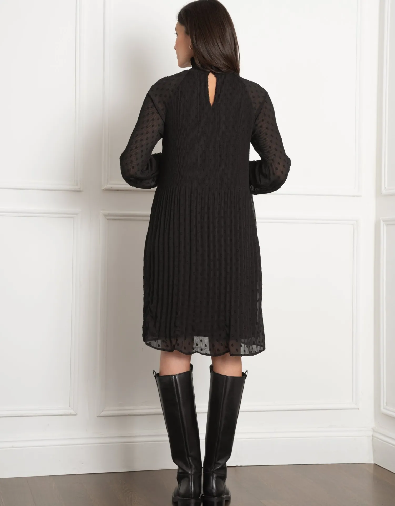 Hot Seraphine Raelynn | A-Line Pleated Maternity Tunic Dress